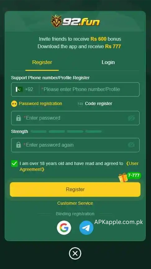 92Fun Game APK Download Play & Earn Real Money in Pakistan 2026