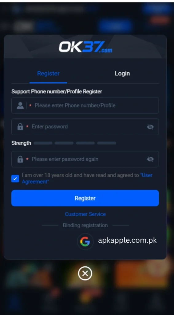 OK37 Game Download APK New Earning App In Pakistan 2026