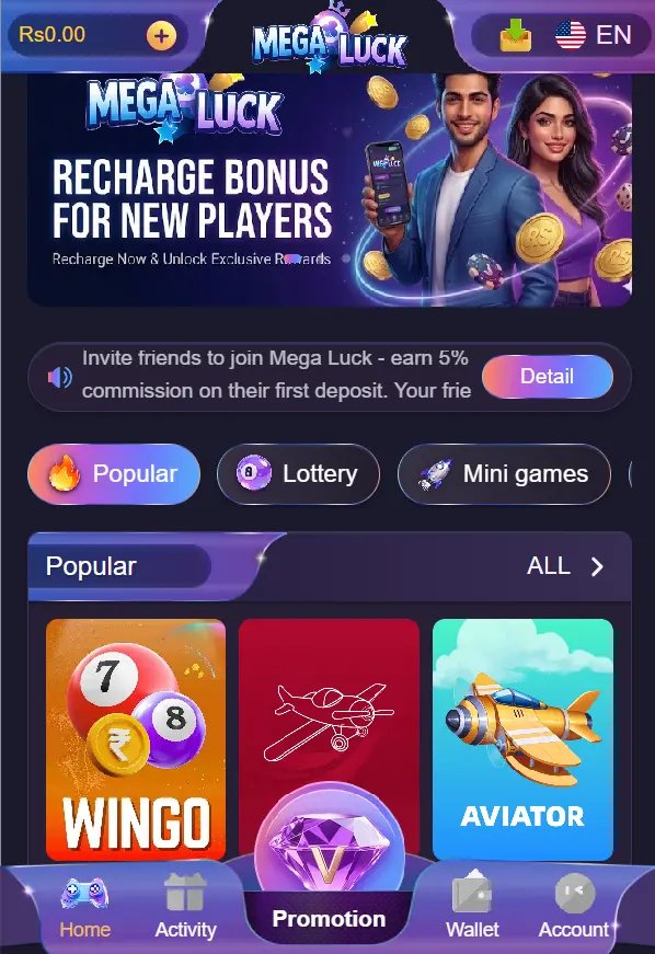 Mega Luck Game Download Real Earning App Free For Android