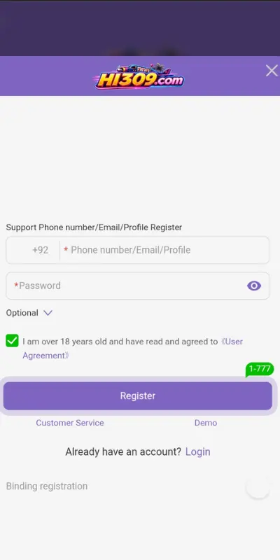 HI309 Game Download (Real Cash Earning App in Pakistan)